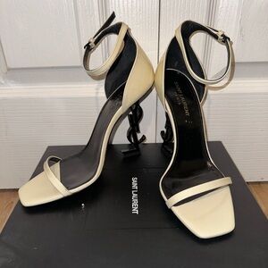 Saint Laurent Vernice Chiffon YSL Heel